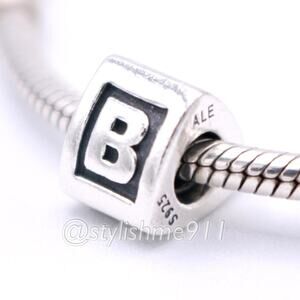 Authentic PANDORA Alphabet Letter - B Charm
